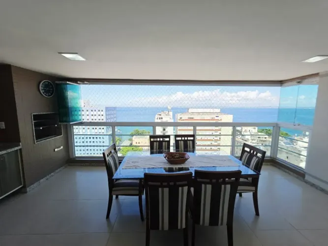 Apartamento a venda na Barra com 4 quartos varanda gourmet e vista mar no Barra Porto