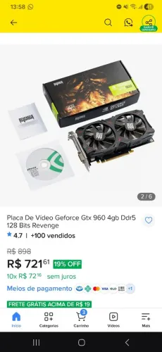 Nvidia geforce GTX960 