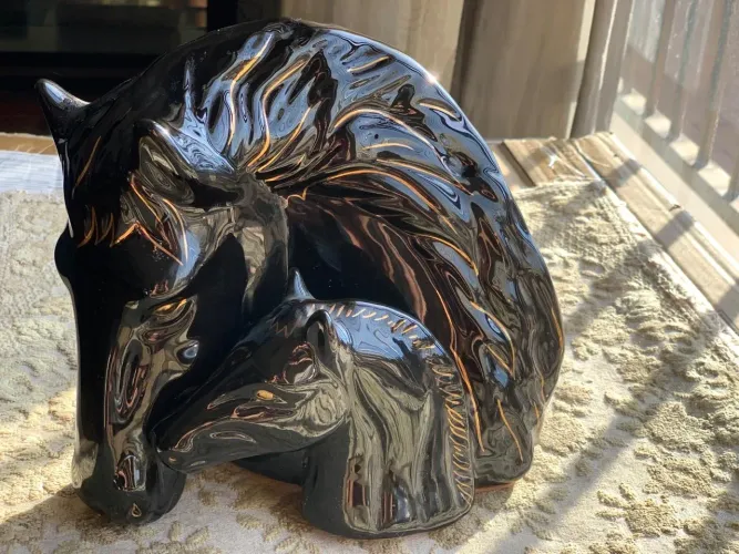 Decoraçao Cavalo Preto 