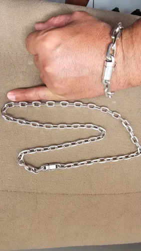Cordão de prata cartier 70cm