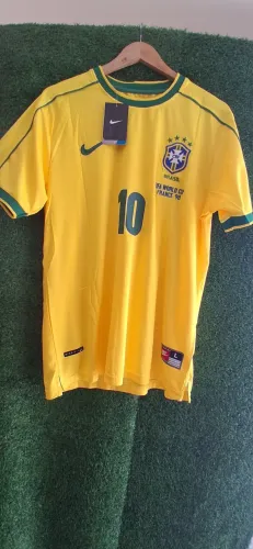 Camisa do Brasil 1998 Rivaldo 10