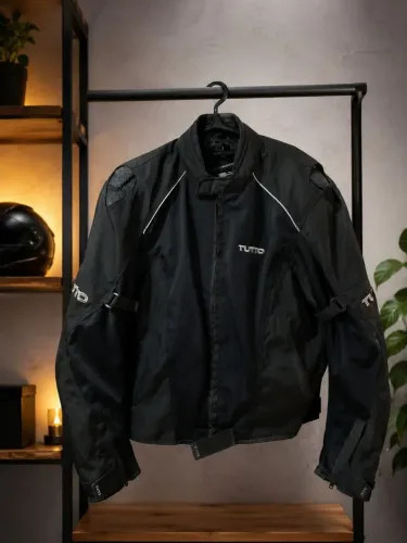 Jaqueta Motociclista Tutto Moto Original Preta - Proteção e Conforto