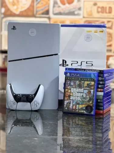 PLAY STATION 5 SLIM COM LEITOR