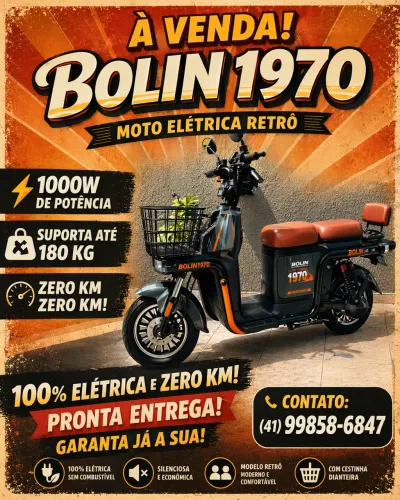 Moto 100% Eletrica