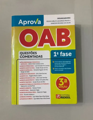 Livro Aprova OAB 3 edição - Questões comentadas primeira fase