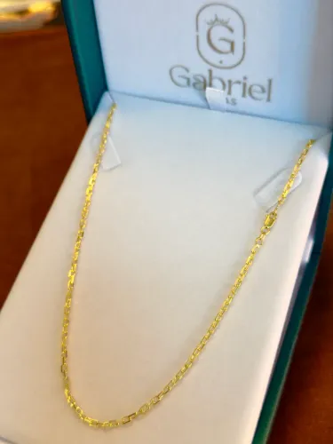 Cordão de ouro Cartier de máquina 9.5g ( LOJA )