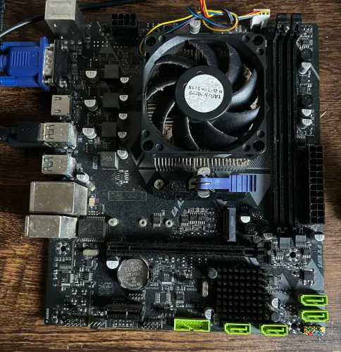 Kit placa mãe e processador AMD