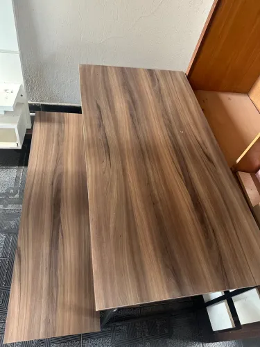 Vendo mesa + banco estilo industrial
