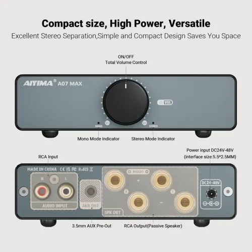 Amplificador Aiyima 07 Max
