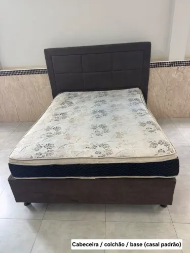 Cabeceira/colchão/base (casal padrão) $780,00 A vista ou 12x 76,05