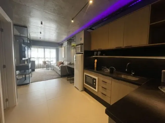 ÉVLON 404- Studio 100% mobiliado e equipado - 41,21m²