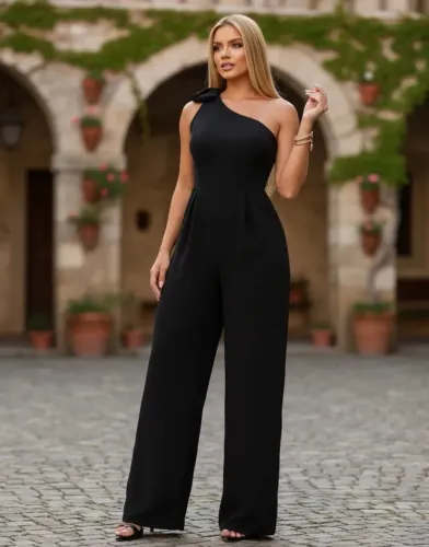 Macacão preto / verde
