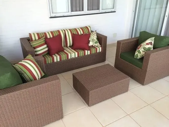Conjunto de espreguiçadeiras para área externa