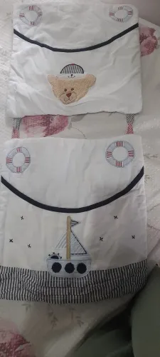 Vendo kit berço marinheiro lindo
