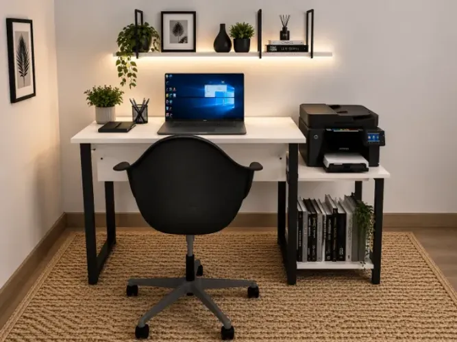 Mesa Office Work: L100cm x P40cm x A76cm
