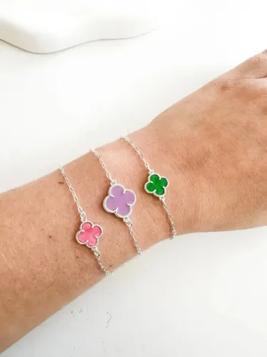 Pulseira Trevo em Prata 925