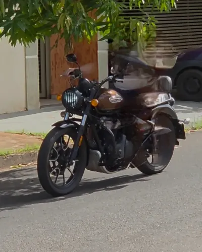Meteor 350 custom com todos acessórios- muito nova - sem detalhes 