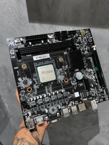 ? KIT AMD RYZEN 5 1600 + PLACA-MÃE A320M DUEX + FONTE 500W ?