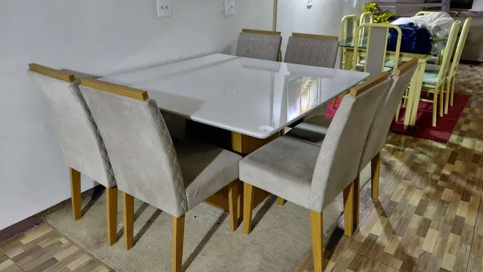 Mesa Luxo de 6 cadeiras 