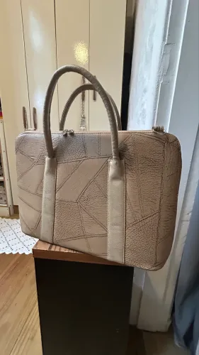 Bolsa de couro para notebook