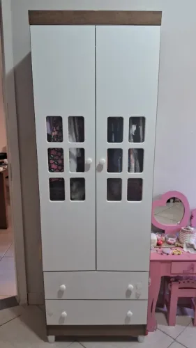 Guarda Roupa e Cômoda Infantil
