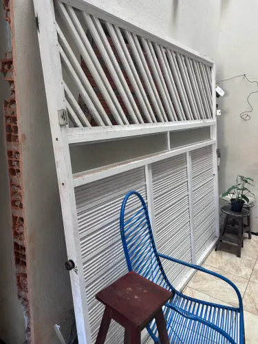 Portão de alumínio 