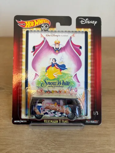 Hot wheels T1 panel bus branca de neve