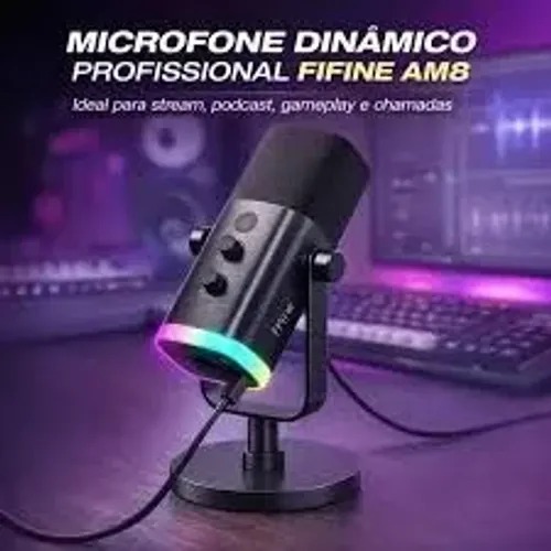 MICROFONE FIFINE AM8 USB/XLR 
