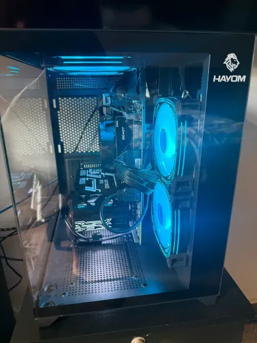 PC Gamer AMD Ryzen 5500 16GB Nvme RTX5050 - Novo