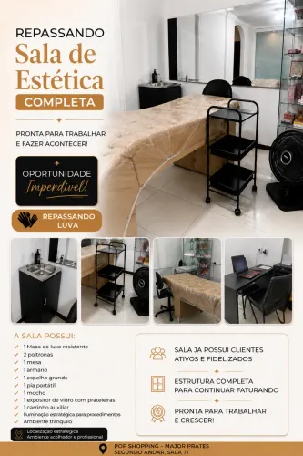 Passo sala de estética completa 