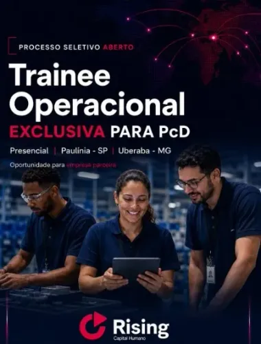 Trainee Operacional para Pessoas com Deficiência