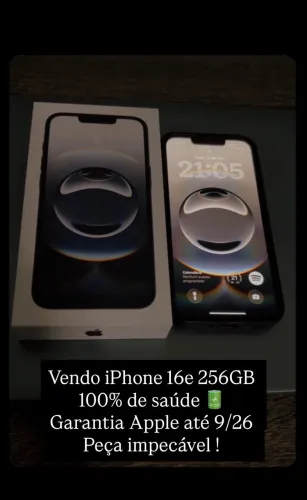 iPhone 16e 256gb Ainda na garantia Apple !!!