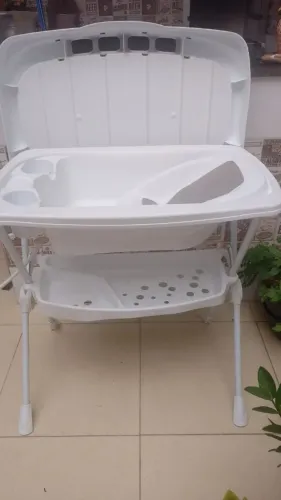 Banheira de Bebê Galzerano com Suporte e Trocador Premium 20kg