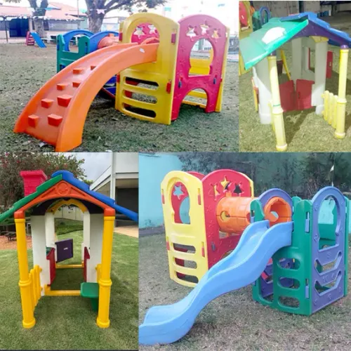 Playground Modular Plus Xalingo + Casinha + Polvo Maluco