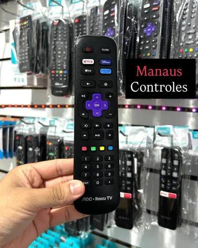 Controle Tv Aoc Roku Smart Original 4K ( Promoção )