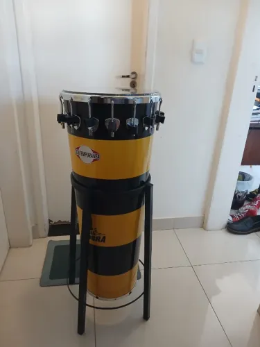 Timbal Contemporânea Cara de Cobra + Suporte e Bag