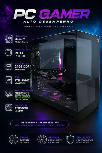 PC GAMER MONSTRO ? PRONTO PRA RODAR TUDO!