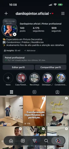 Pintura profissional 