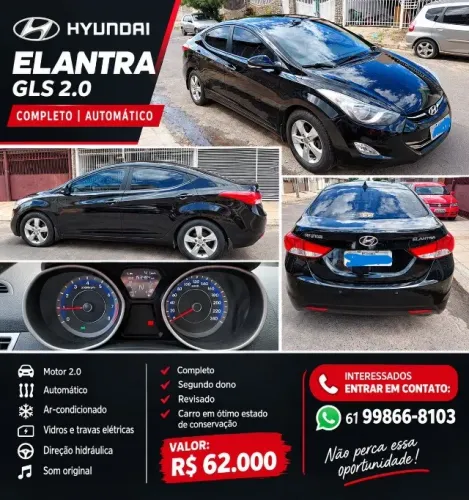 Hyundai Elantra GLS 2.0 16V Flex Aut. 2014