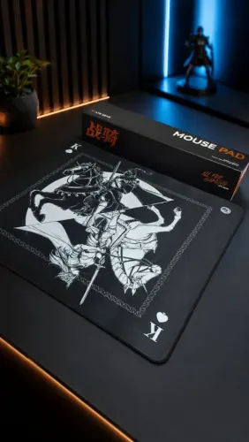 Mousepad gamer profissional ATK Warhorse Black 42x49
