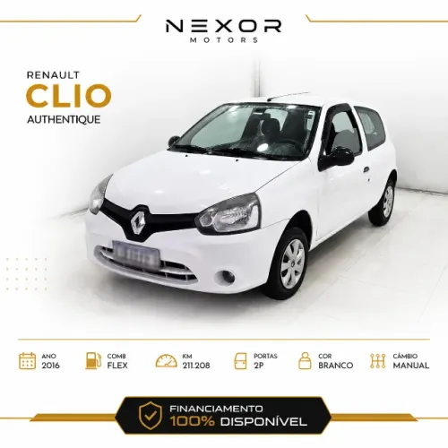 Renault Clio Authentique 1.0/1.0 Hi-power 16V 3P 2016