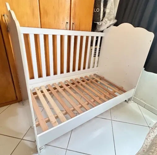 Berço Americano 3 em 1 para Colchão 70 x 130 cm com Grade