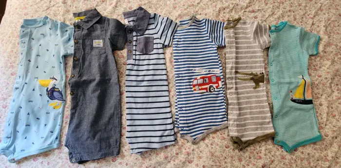 Kit 6 macacão da Carter's