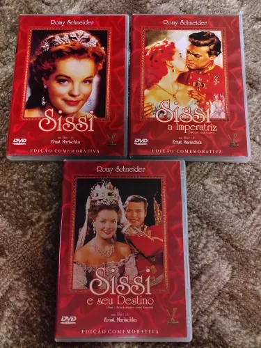 Coleção Completa DVDs SISSI: Sissi/ Sissi A Imperatriz/ Sissi e Seu Destino (VERSÁTIL)