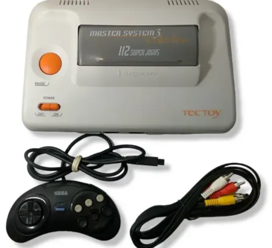 Master System 112 jogos na Memoria e leitor de cartucho. Rarissimo