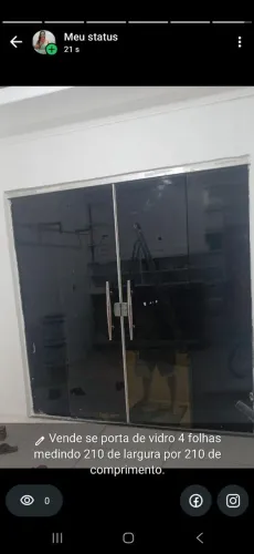 Porta de vidro