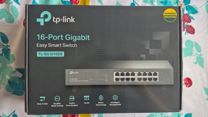 Switch de Mesa TP-Link TL-SG1016DE 16 Portas Gigabit 10/100/1000mbps Easy Smart