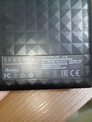 Hd externo seagate 2tb