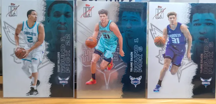 Lote 3 cards NBA Topps signature Class 25/26 - Charlotte Hornets