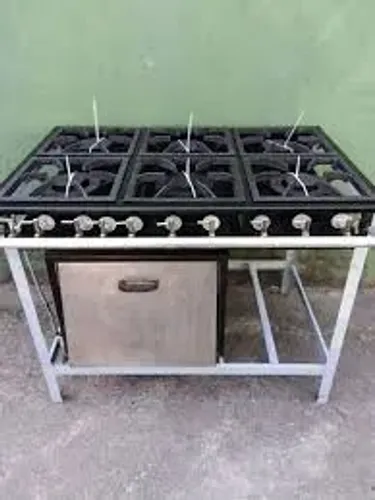 Fogão industrial 6 bocas com forno NOVO
